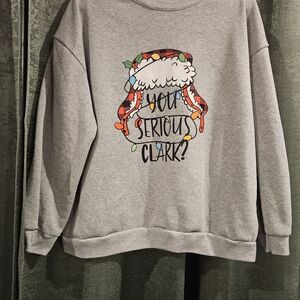 Gray Holiday Christmas Vacation with Festive Design, Featuring Cousin Eddie